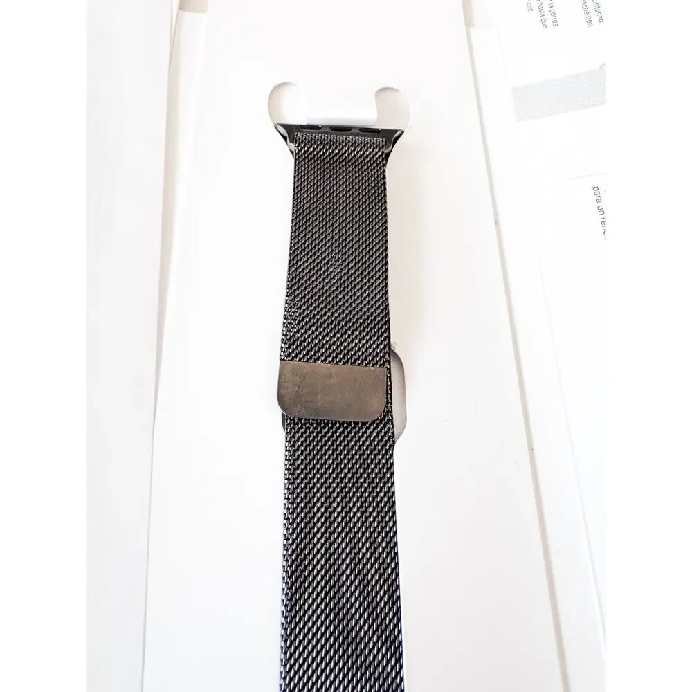 Apple Milanese Loop Watch Band in Space Grey Size 42 mm